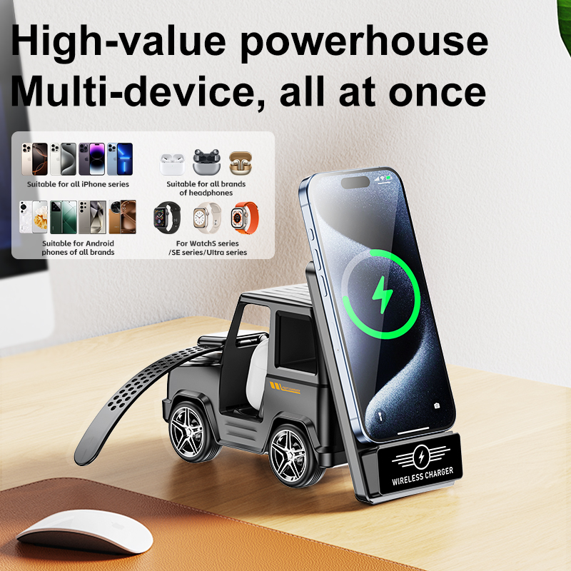 Smartwatch X - Chargeur sans fil multifonctionnel 3 en
