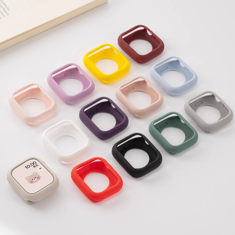 Smartwatch Band Accessories - Coque en silicone pour Apple Watch