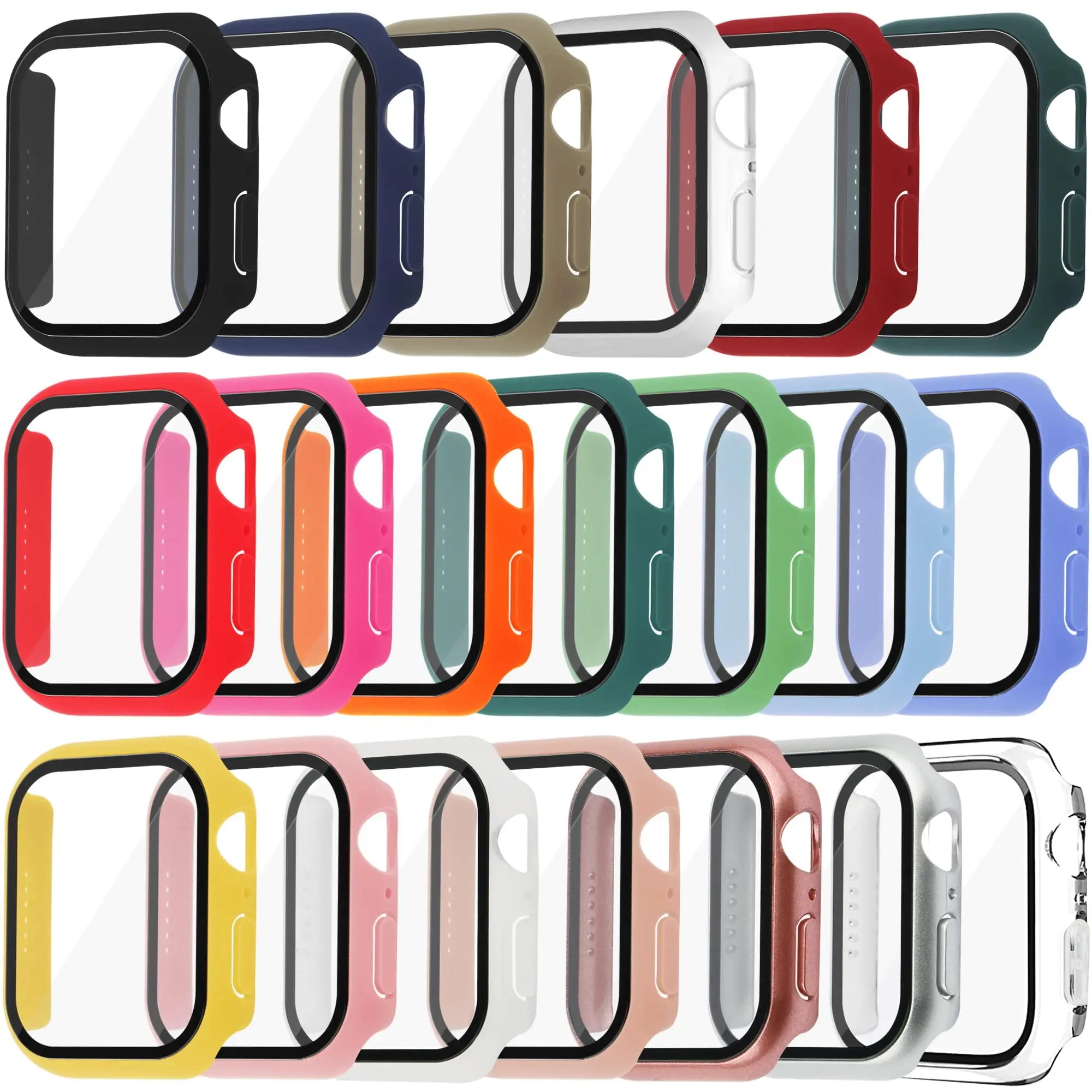 Smartwatch Band Accessories - Coque en verre et couvercle pour