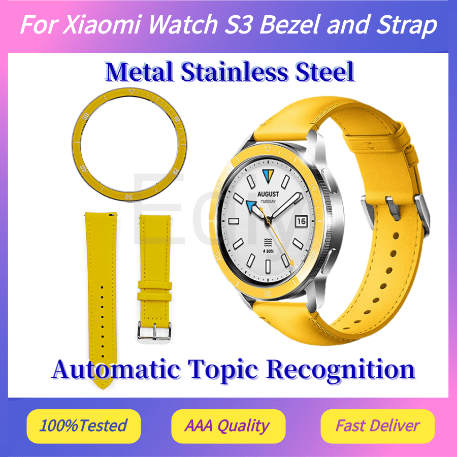 Xiaomi Smartwatch S3 Accessories - Pour Xiaomi Watch S3 : Lunette