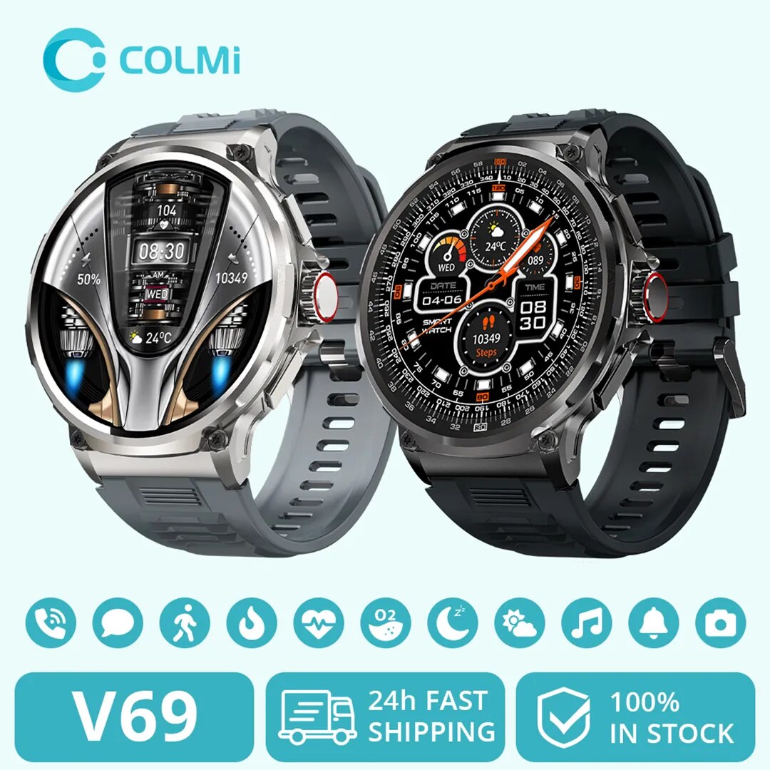 Smartwatch Faces - COLMI-Montre connectée V69 pour Xiaomi et
