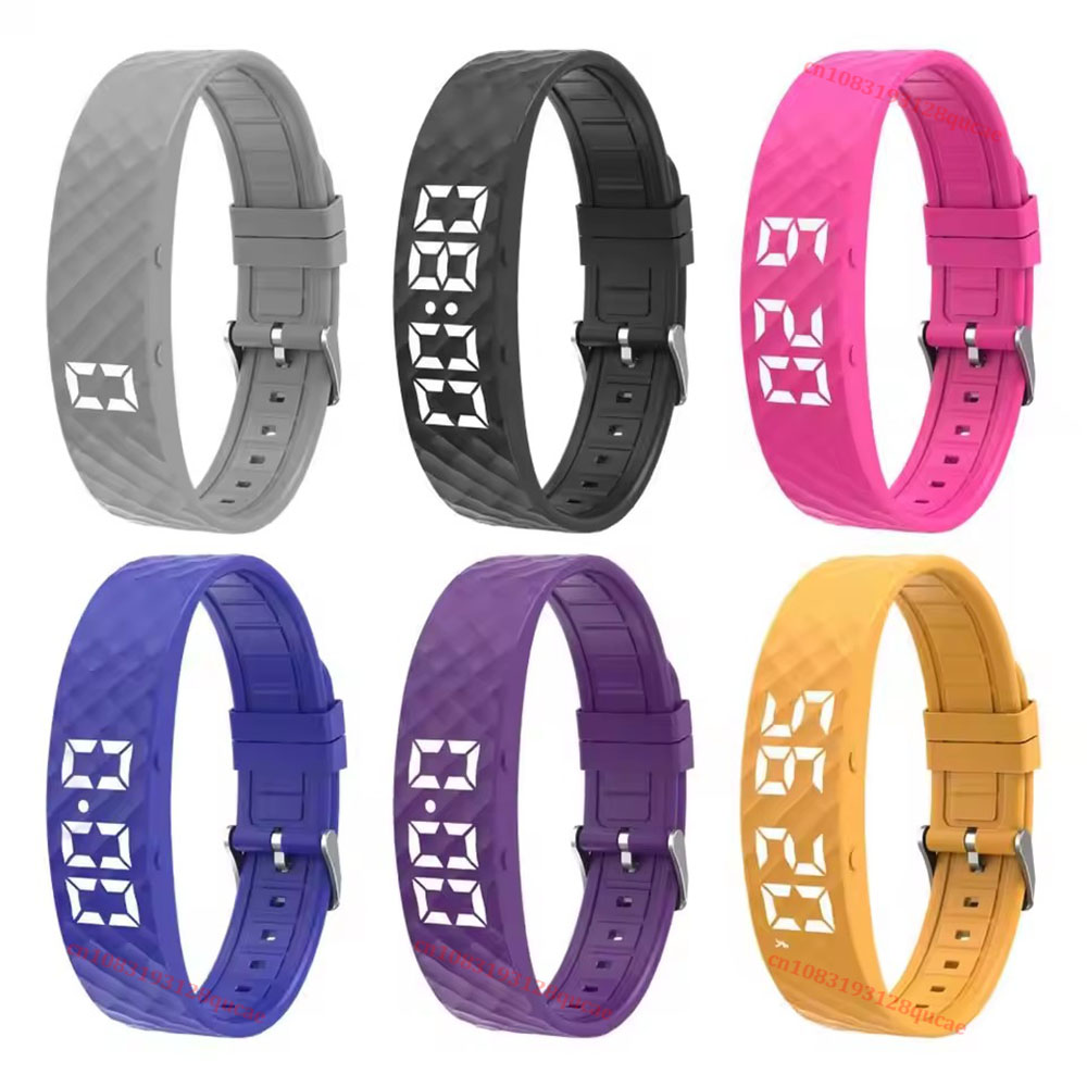 Android Smartwatch Accessories - Réveil vibrant intelligent pour dormeurs profonds,