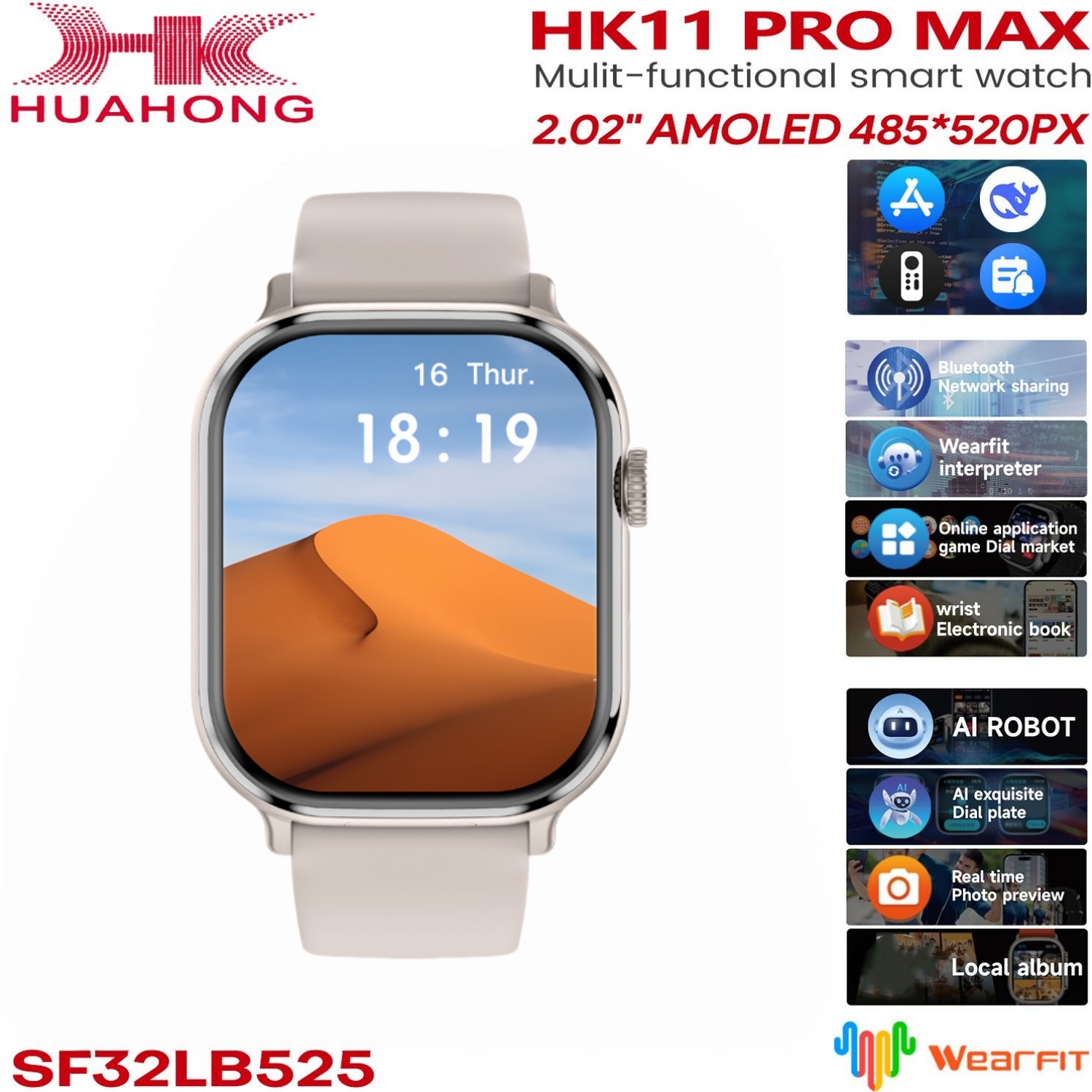 Smartwatch Store - Montre connectée originale HK11 Pro MAX,