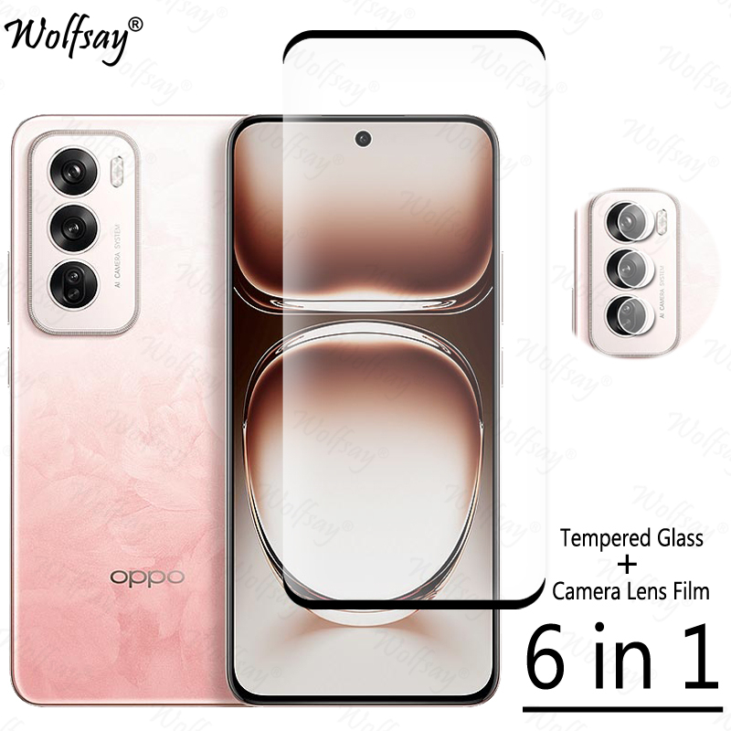Oppo Reno 12 - Verre trempé à couverture complète pour