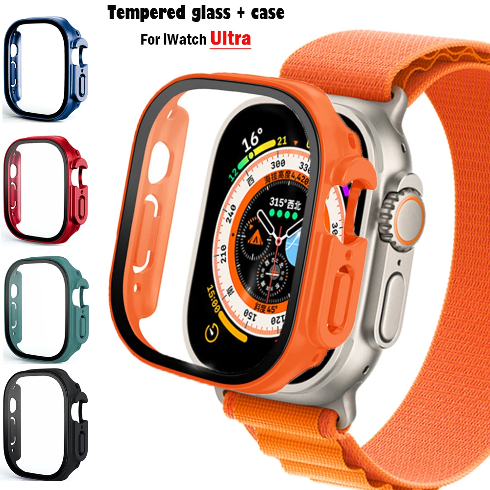 Smartwatch Band Accessories - Verre + boîtier pour Apple Watch
