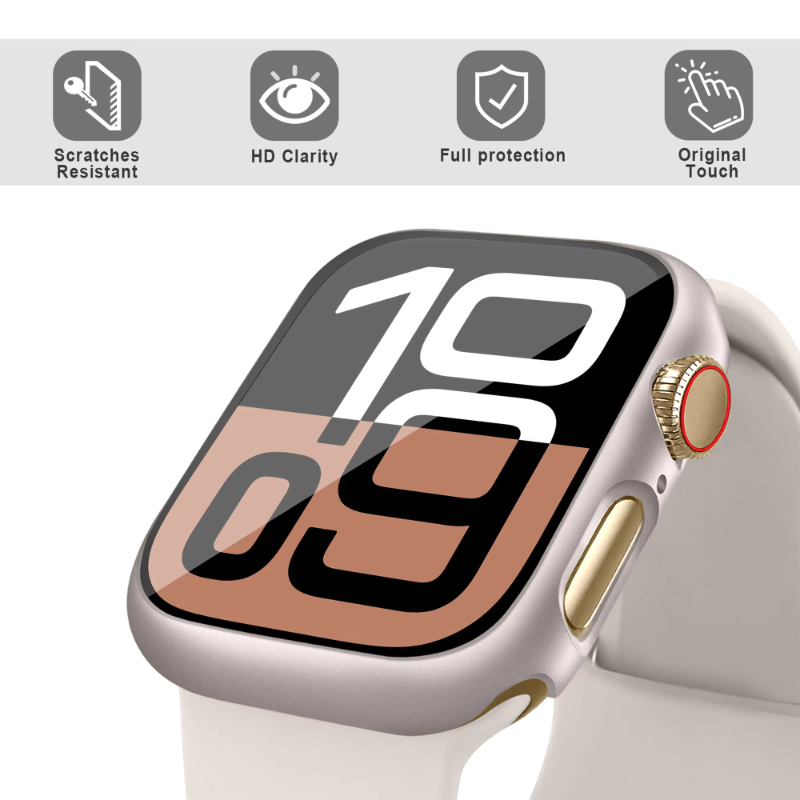 Verre trempé + étui pour Apple - Smartwatch Band Accessories avis et prix