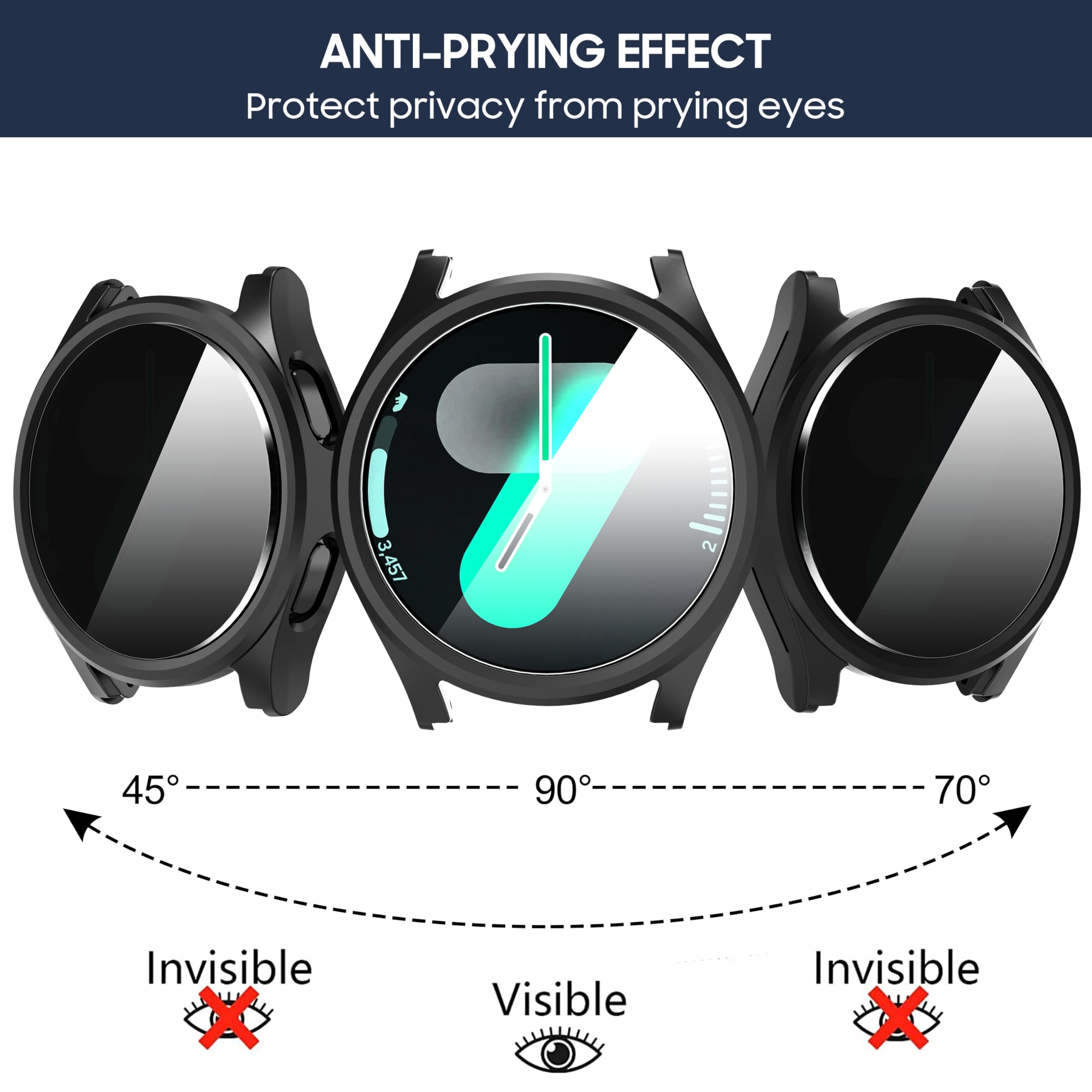 Coque anti-espion antichoc pou - Smartwatch Band Accessories avis et prix