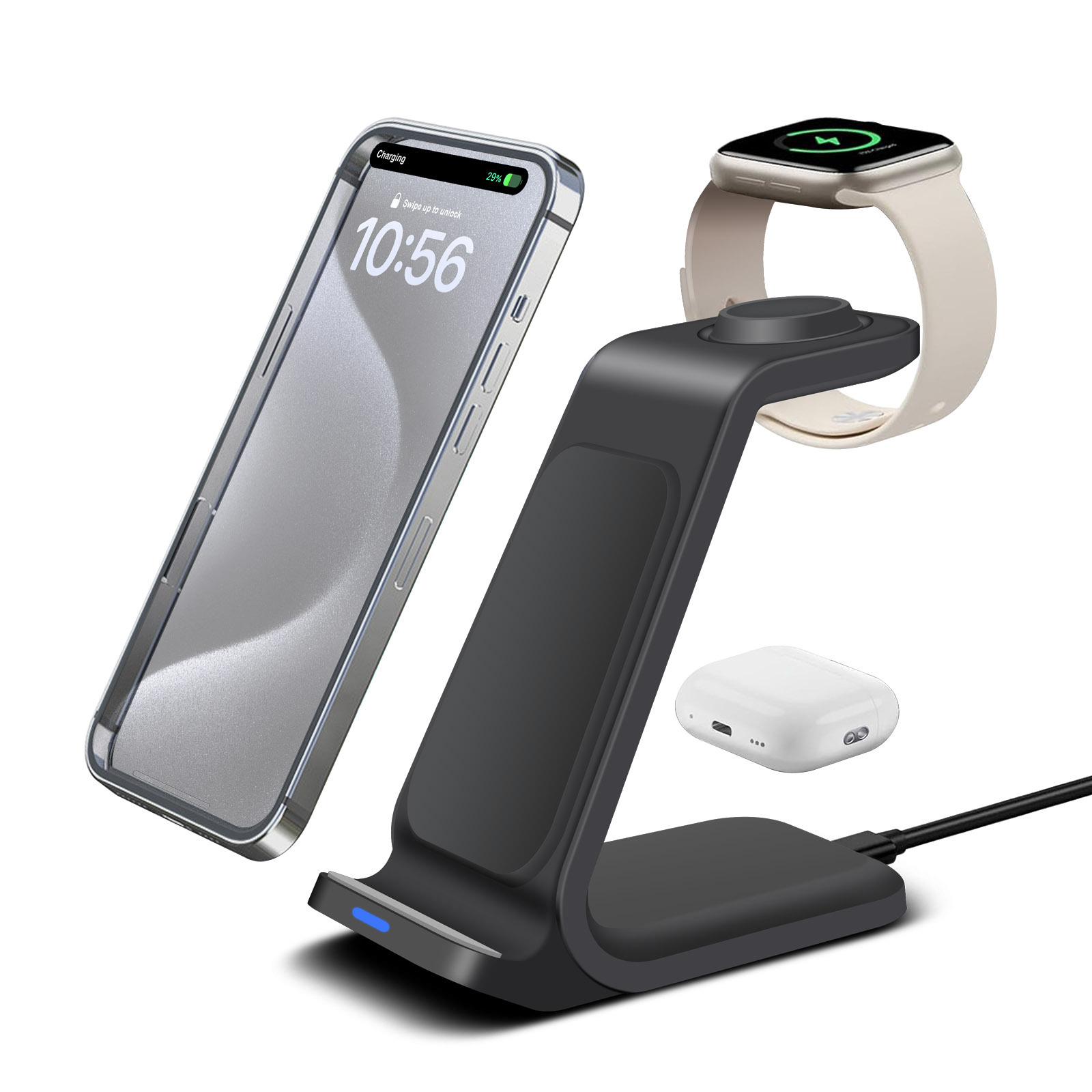 Station de recharge 3 en 1 pou - Smartwatch X avis et prix