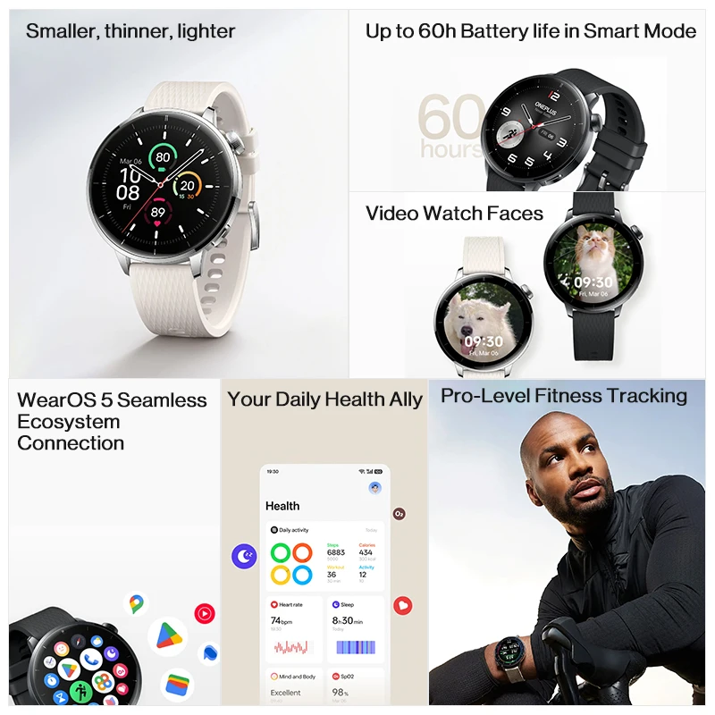 Version mondiale OnePlus Watch - Smartwatch X avis et prix