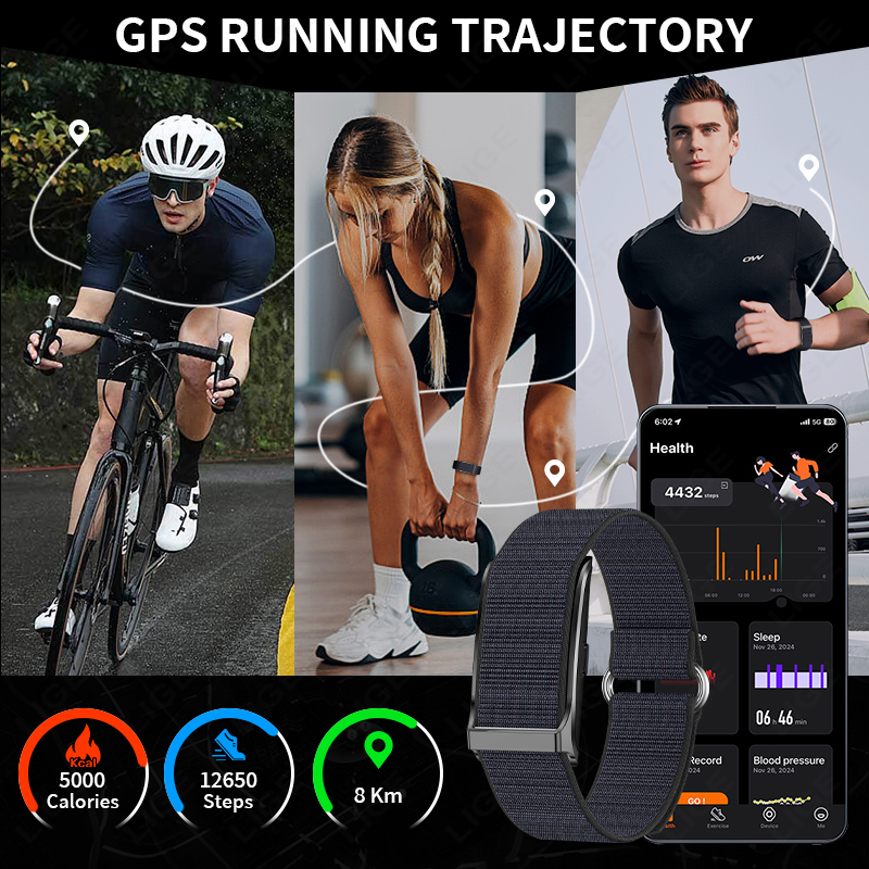 LIGE-Montre connectée pour hom - Android Smartwatch Accessories avis et prix