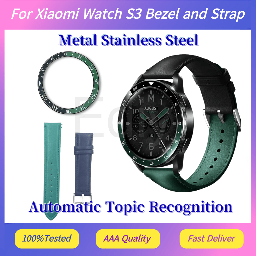 Pour Xiaomi Watch S3 : Lunette - Xiaomi Smartwatch S3 Accessories avis et prix