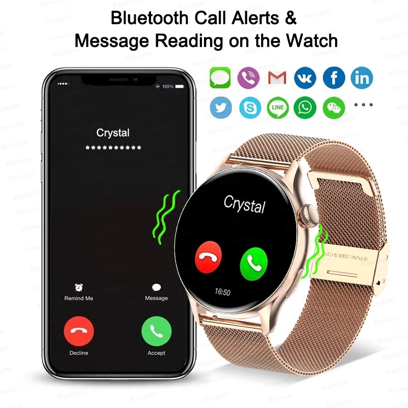 Montre connectée pour femmes,  - Smartwatch Faces avis et prix